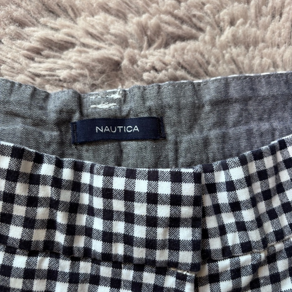 ⭐️⭐️⭐️NWT Nautica blue and white checkered shorts size 4 - Picture 3 of 9